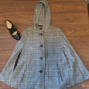 Talbot's xs cape with hood.